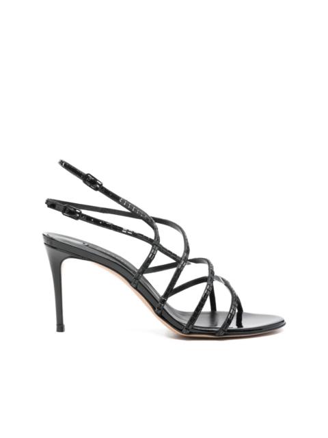CASADEI 90mm round-toe sandals