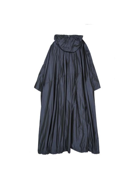 Herno Herno Oversized Hooded Coat Blue Polyester