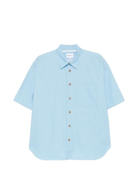 NORSE PROJECTS short-sleeved patch-pocket shirt