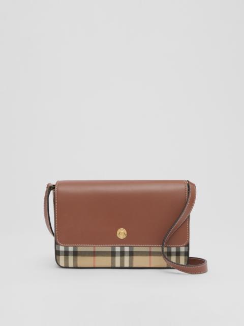 Burberry Vintage Check and Leather Penny Bag