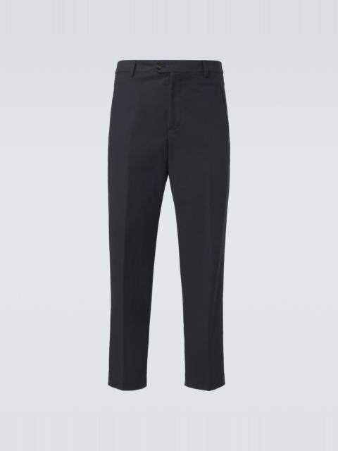 UMITBENAN Matt cotton-blend straight pants