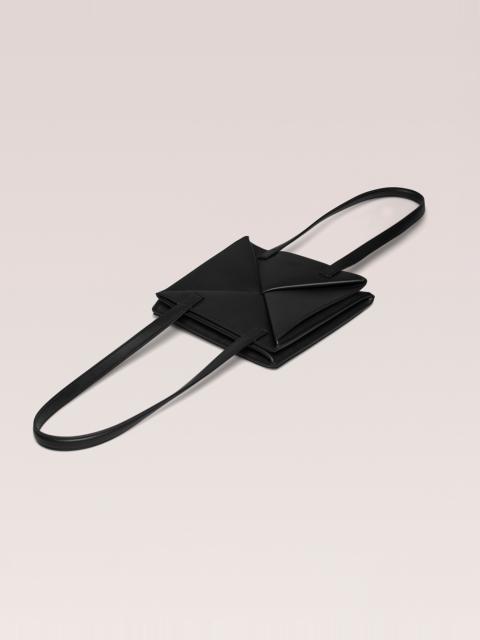 Nanushka THE ORIGAMI TOTE MIDI - Midi tote bag - Black