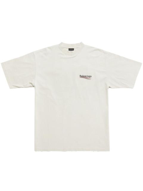 BALENCIAGA Political Campaign logo-print T-shirt