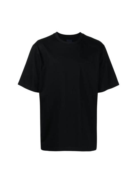 crew-neck fitted T-shirt