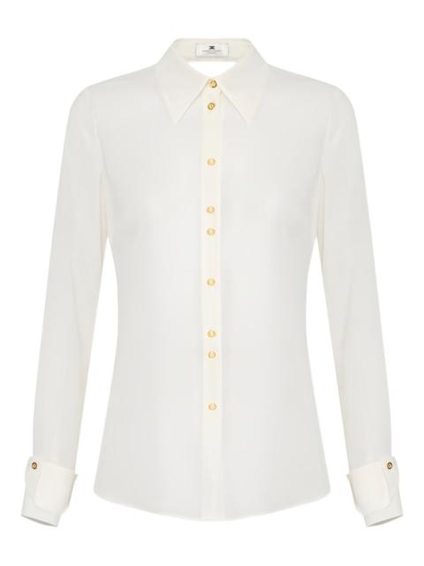ELISABETTA FRANCHI open-back shirt