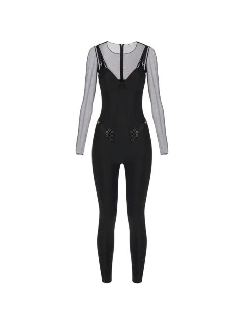 ELISABETTA FRANCHI tulle jumpsuit