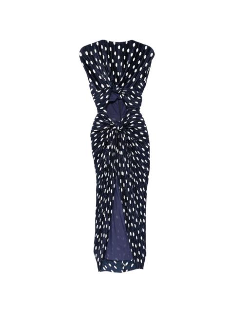 Cult Gaia Inaya polka dot-pattern midi dress