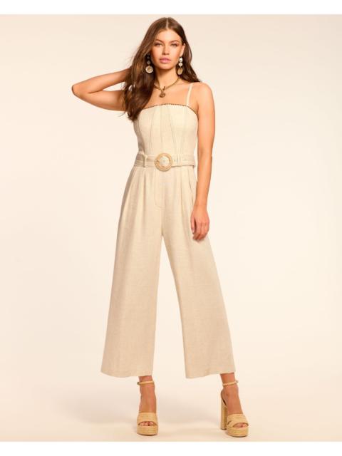 RAMY BROOK Nadia Linen Cropped Jumpsuit