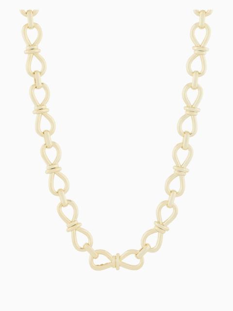 EMPORIO ARMANI RIBBON CHAIN NECKLACE