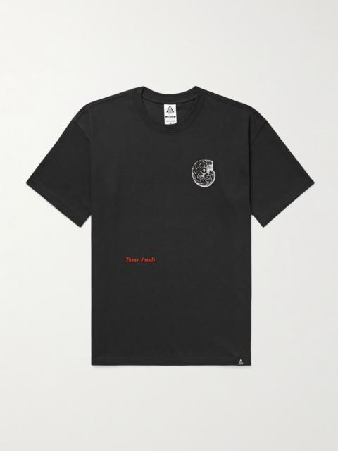 ACG Embroidered Printed Dri-FIT T-Shirt Black