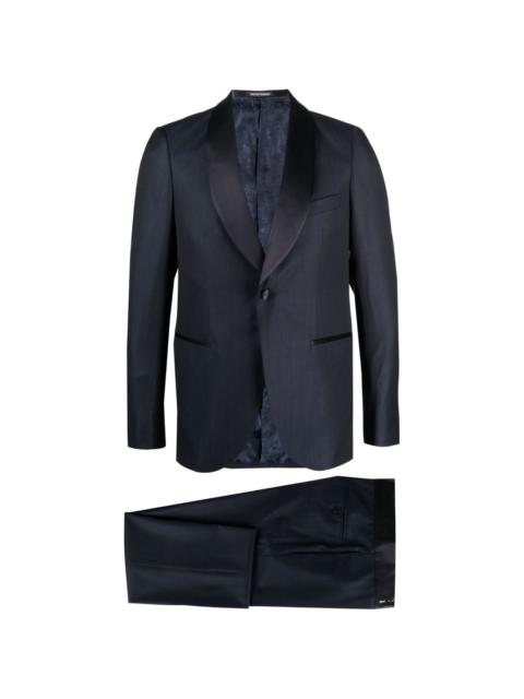 satin-lapel dinner suit