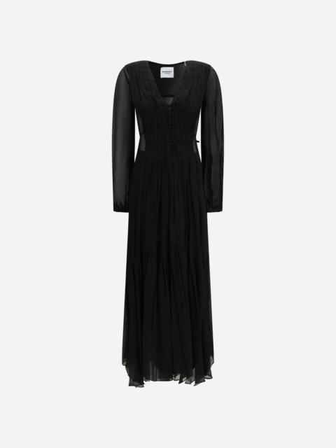 Isabel Marant Étoile Buttoned sheer maxi Dress