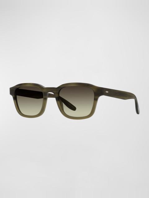 BARTON PERREIRA Men's Winton Acetate Square Sunglasses