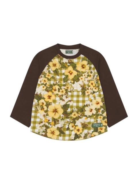 DENIM TEARS Denim Tears Cotton Gingham Baseball Tee Multicolor