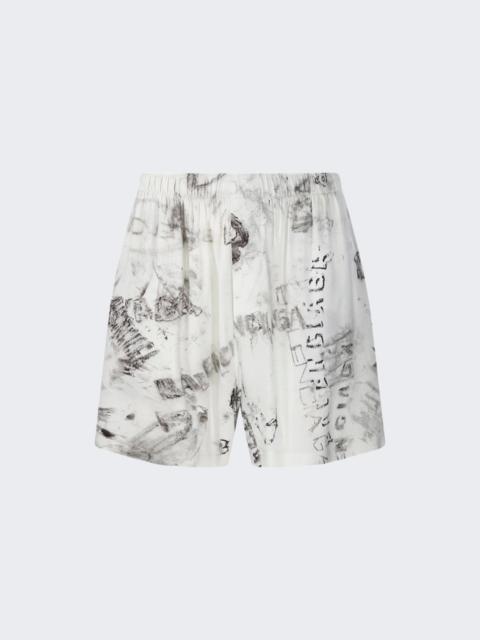 BALENCIAGA Pyjama Shorts Grey