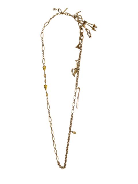 Dries Van Noten Mixed Chain Charm Necklace