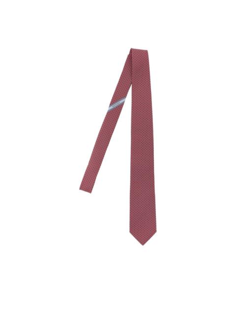 FERRAGAMO gancini-print tie