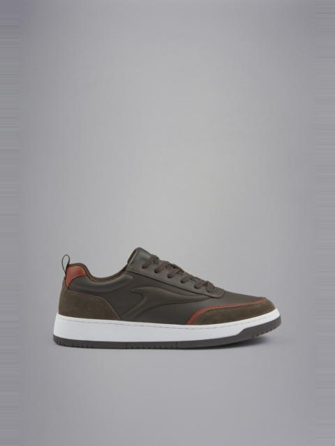 Paul & Shark CLUB FIN LEATHER SNEAKERS