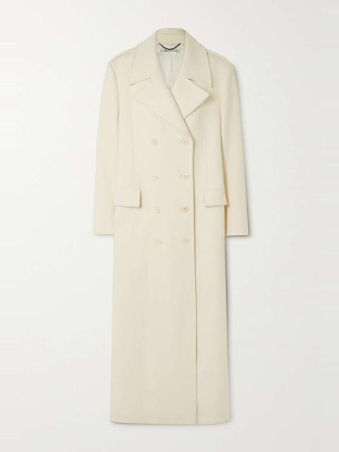 Stella McCartney + NET SUSTAIN oversized double-breasted wool coat