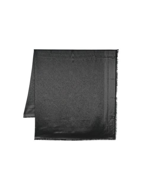 ELISABETTA FRANCHI logo-jacquard lurex scarf