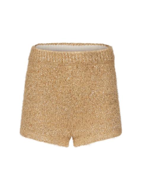 NINA RICCI high-waisted tweed shorts