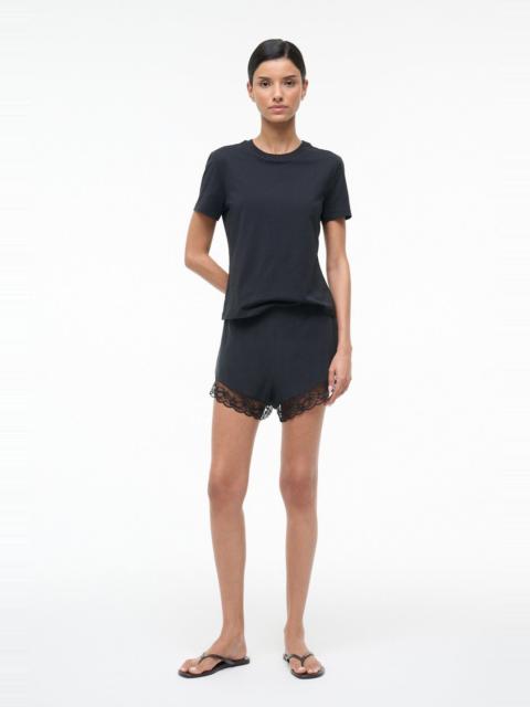STAUD STAUD VON SILK SHORT BLACK 1