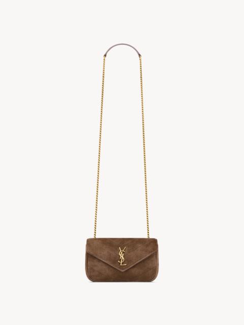 SAINT LAURENT LOULOU MINI IN SUEDE