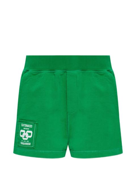 DSQUARED2 logo patch mini shorts