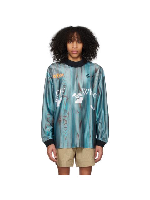 Nike Blue Off-White Edition Long Sleeve T-Shirt