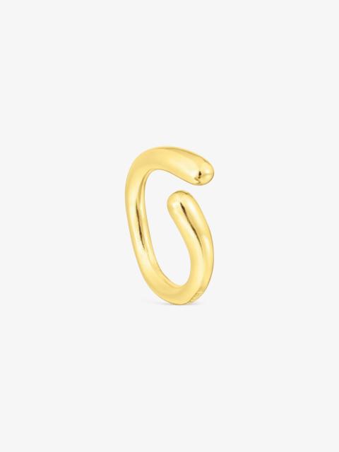 TOUS Silver vermeil Open ring New Hav