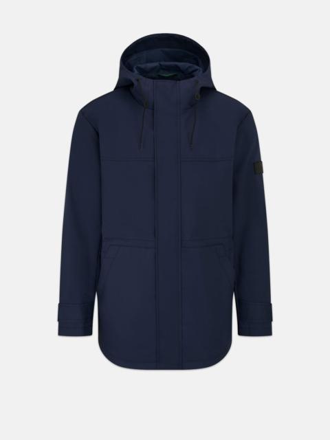 GLOVERALL Men's Sharpe Technical Hooded Parka Navy