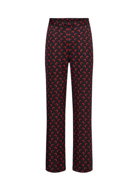 Marine Serre Moon Printed Flou Drawstring Trousers