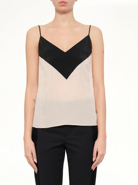Lanvin Silk Top in Powder