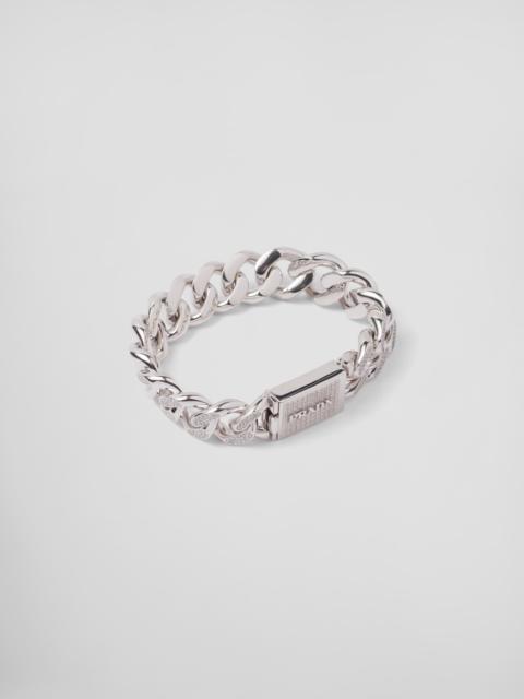 Prada Crystal Logo Jewels bracelet