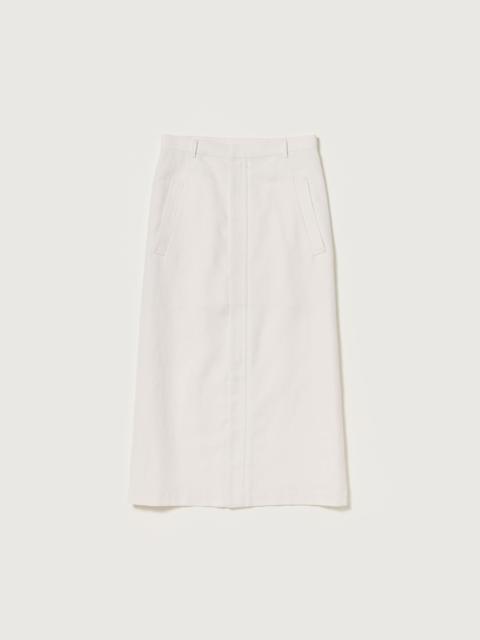 AURALEE WOOL COTTON LINEN OX SKIRT