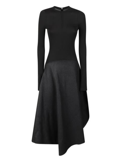 Victoria Beckham long-sleeve asymmetric dress