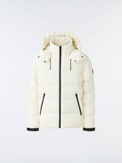 MACKAGE SAMUEL Stretch light down jacket with hood