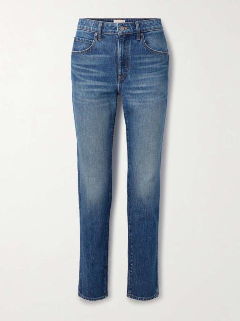 Viv high-rise slim-leg jeans Mid denim