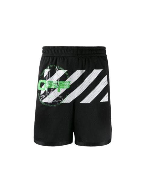 Off-White OFF-WHITE Harry the Bunny Mesh Shorts Black