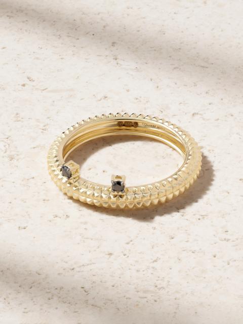 Yvonne Léon Alliance Crapaud 9-karat Gold Diamond Ring