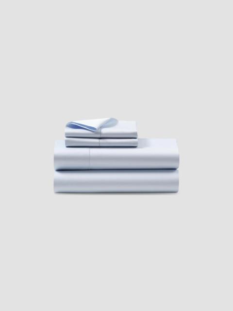 Ralph Lauren Organic Sateen 624-Thread Count Sheet & Pillowcase Collection - True Blue Hyacinth