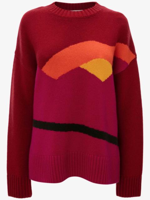 JW Anderson LANDSCAPE CREWNECK JUMPER