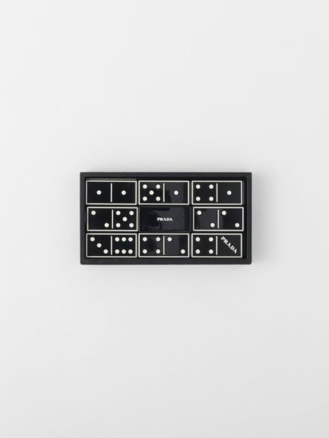 Prada Saffiano leather Dominoes set