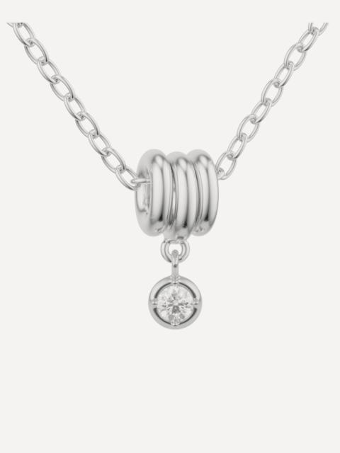 Spinelli Kilcollin Sterling Silver Vesta Round Diamond Necklace