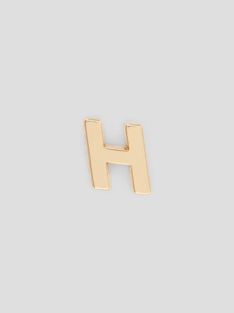 MSGM Single brass H charm