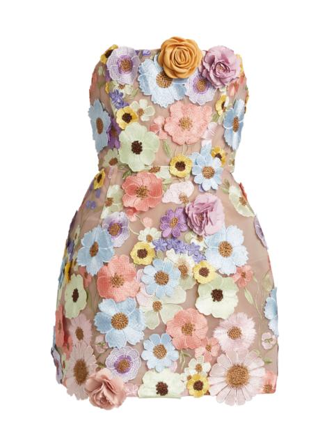 BRONX BANCO Women's Maraya Bouquet Minidress - Pastel Floral Multi