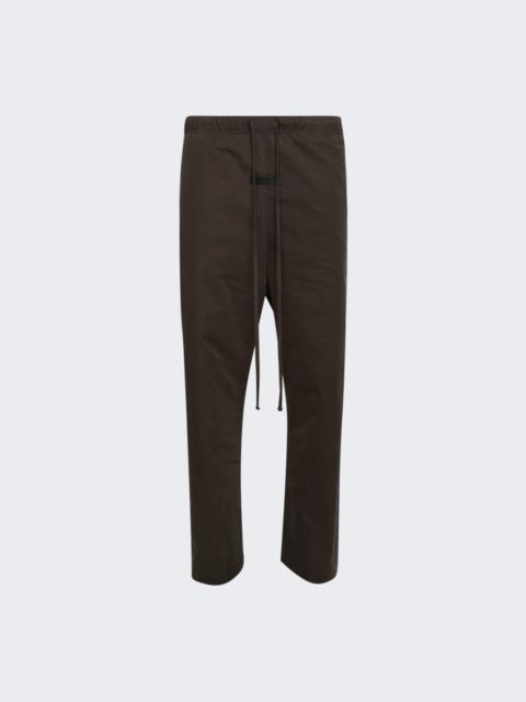 ESSENTIALS Relaxed Trouser Off Black