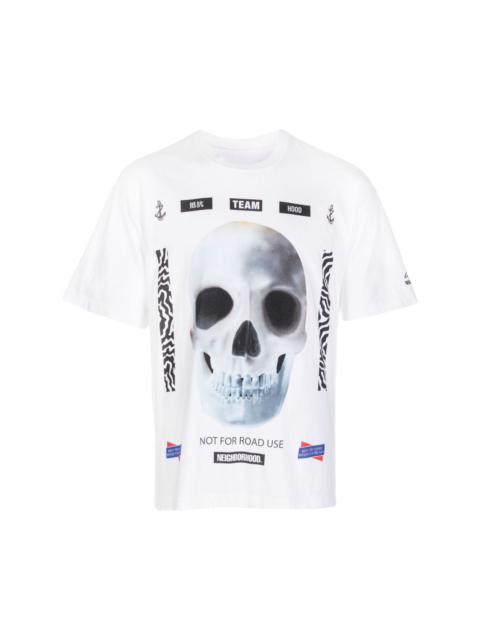 NEIGHBORHOOD skull-print cotton T-shirt