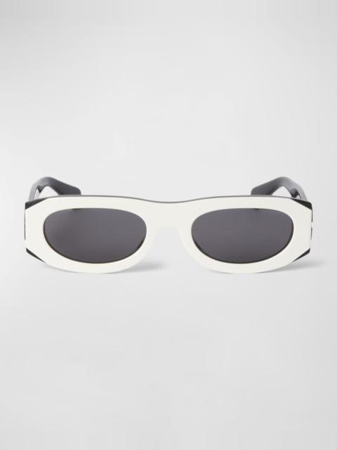 Off-White Orlando Oval Acetate Sunglasses