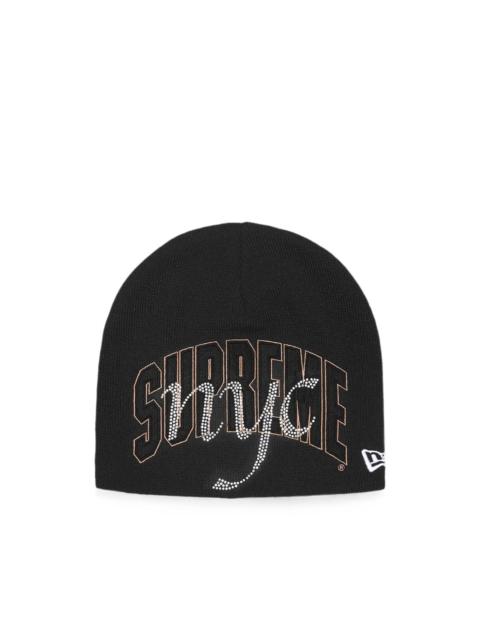 Supreme x New Era NYC rhinestone-embellished beanie hat
